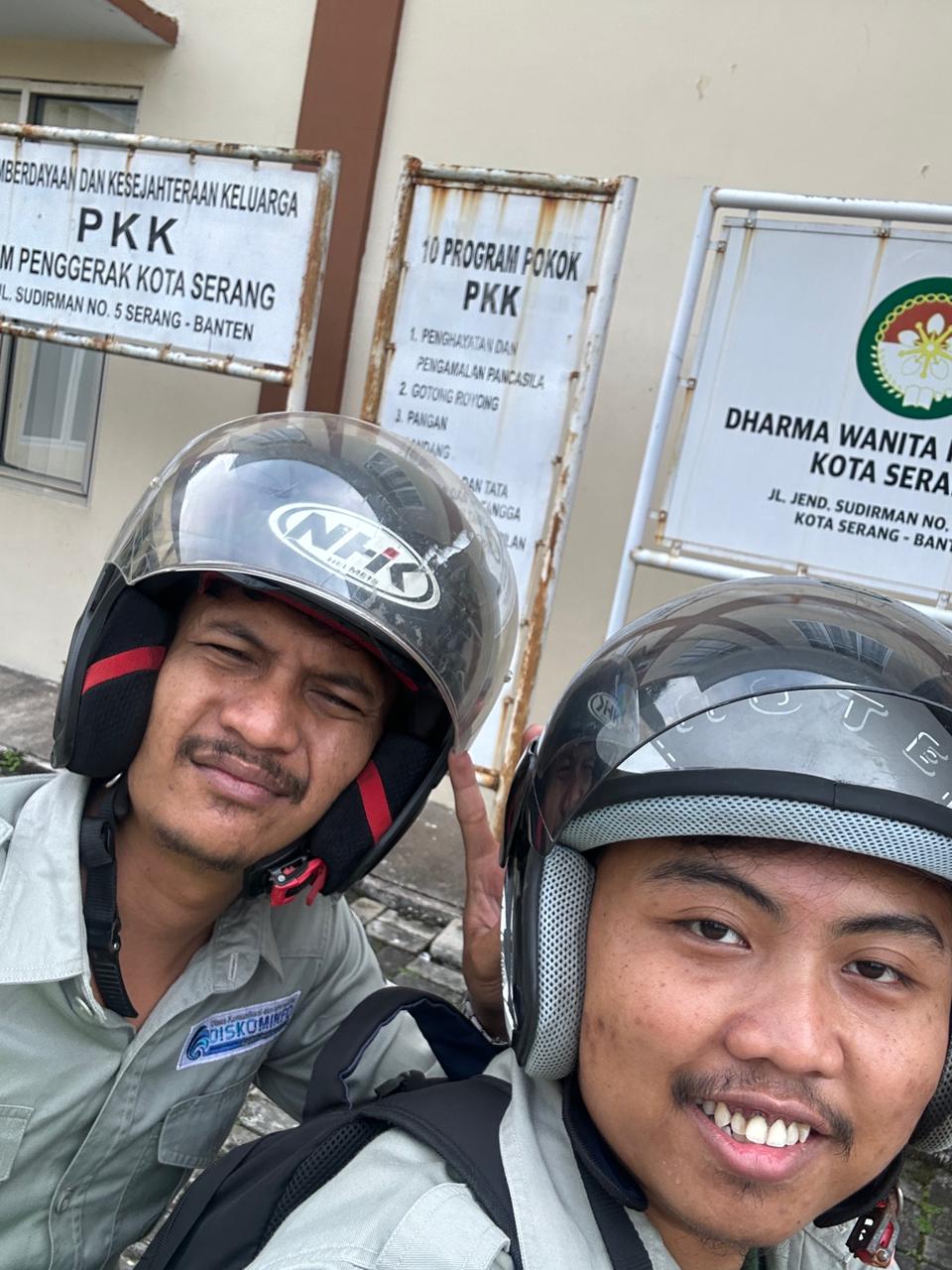 Aktivasi jaringan ke jalur FO di Gedung PKK.